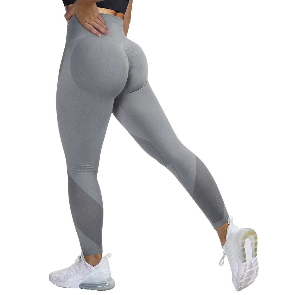 Alcis Women Grey Solid Gym Tights AAWTGTSS00065801