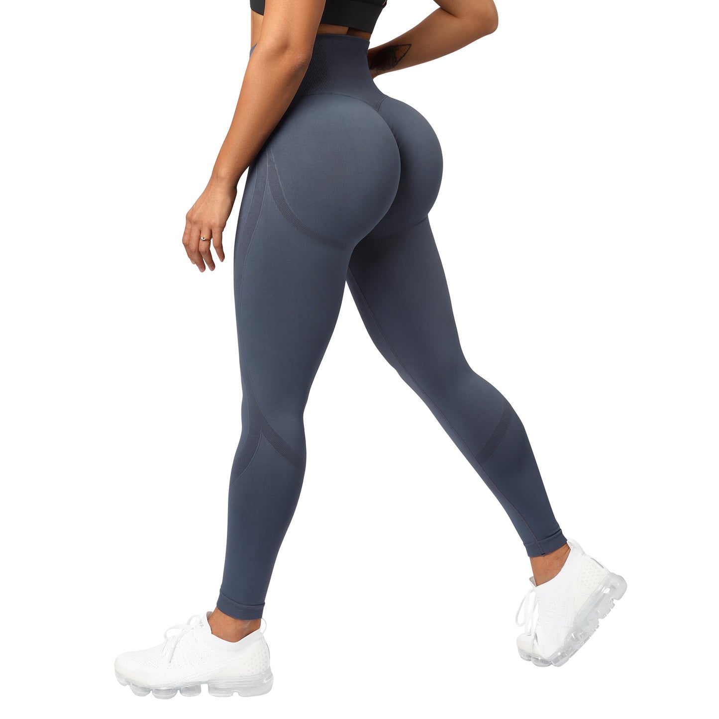 'GLOW 1/2' Seamless High Waisted Push Up Leggings