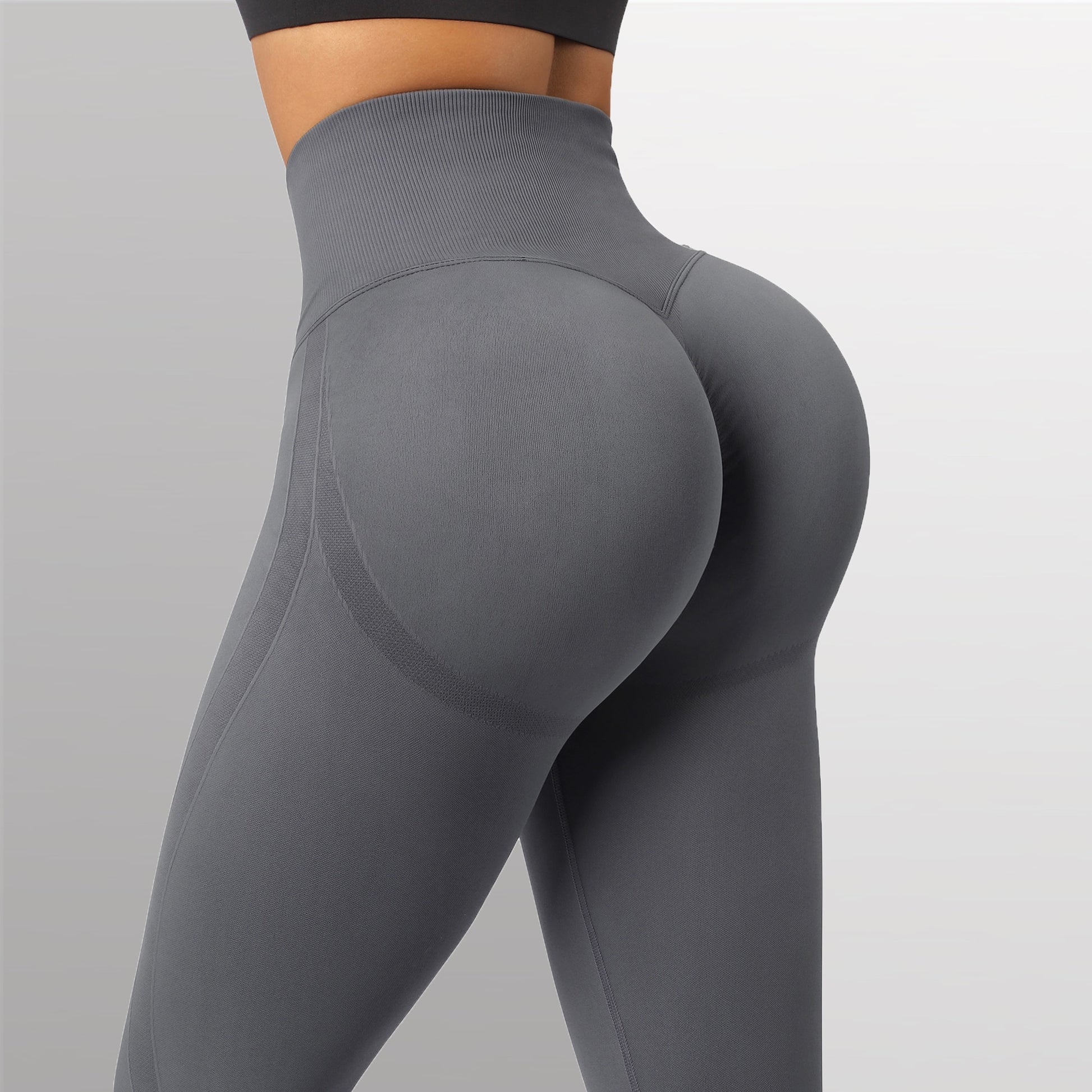 SOISOU Nylon Gym Yoga Pants Women Leggings For Fitness High Waist Long Pants  Women Hip Push UP Tights Women Clothing 2 Types