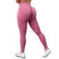 'GLOW 1/2' Seamless High Waisted Push Up Leggings