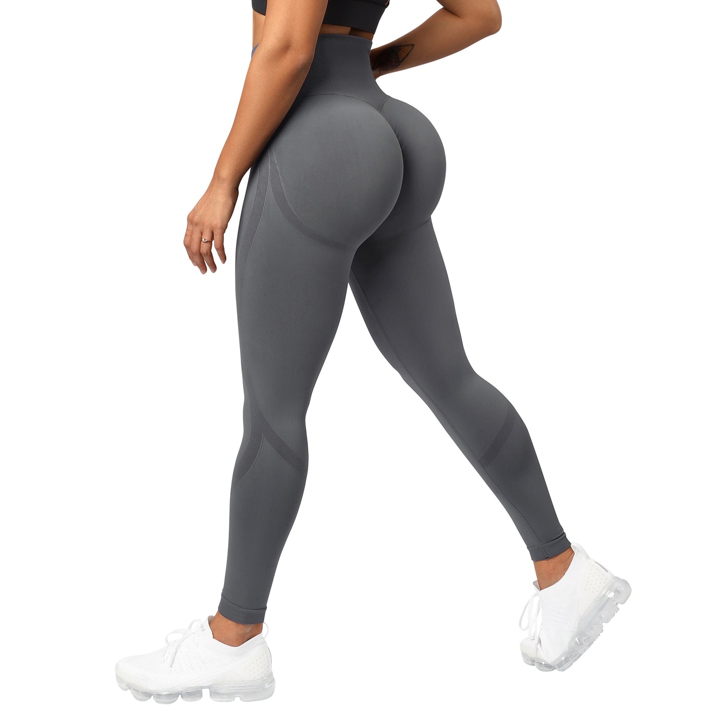 'GLOW 1/2' Seamless High Waisted Push Up Leggings