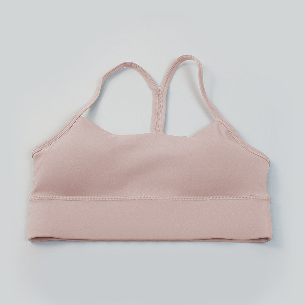 'GLOW 2/2' Padded Yoga Lightweight Sports Bra