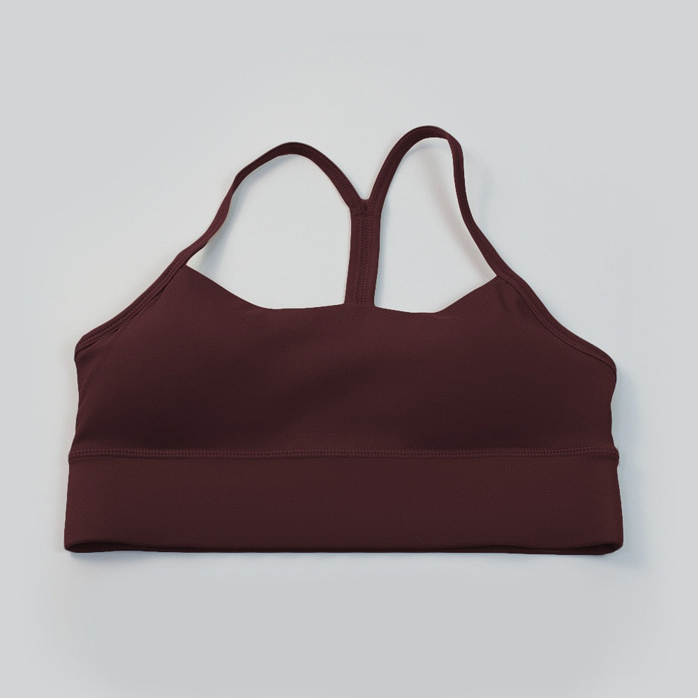 'GLOW 2/2' Padded Yoga Lightweight Sports Bra