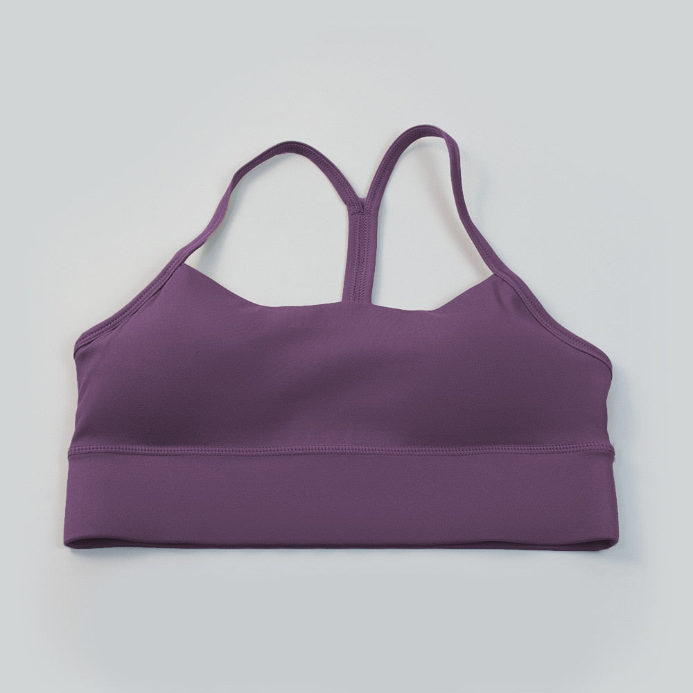 'GLOW 2/2' Padded Yoga Lightweight Sports Bra