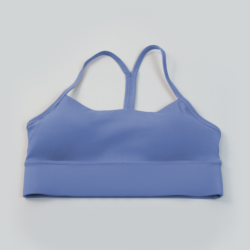 'GLOW 2/2' Padded Yoga Lightweight Sports Bra